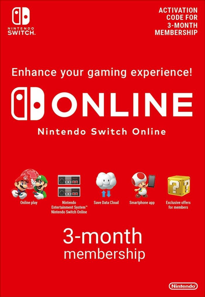 Nintendo Switch Online Membership 3 months - GameKeyShop