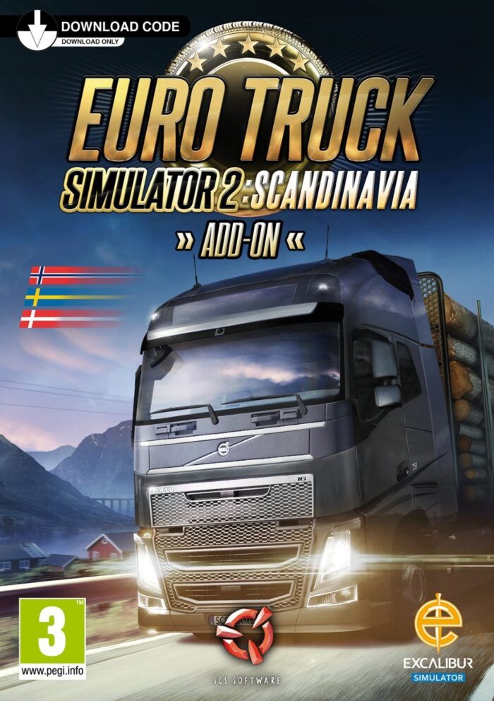 euro truck simulator 2 scandinavia cover original 2 - GameKeyShop