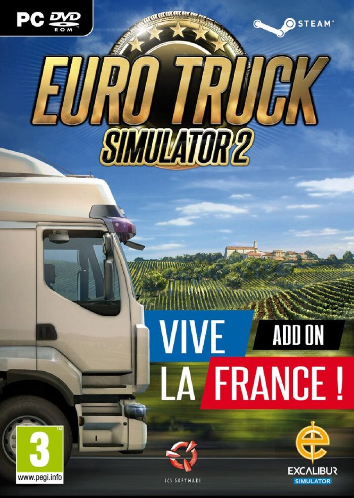 euro truck simulator 2 vive la france cover original - GameKeyShop