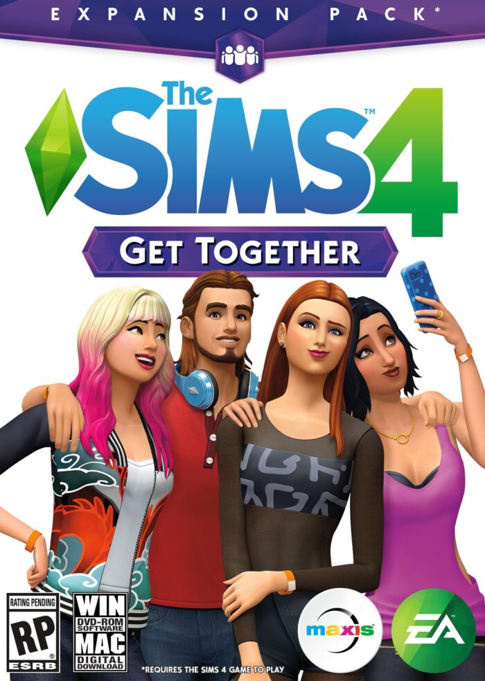 the sims 4 get together cover original - GameKeyShop